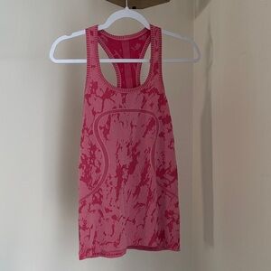 lululemon athletica Pink Marble Racerback Tank